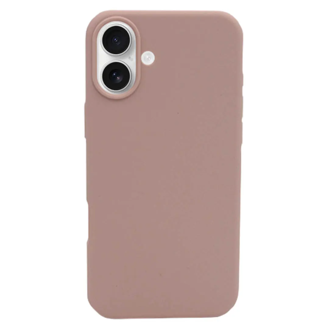 iPhone 16 Soft Touch Case Rose Gold